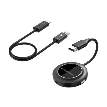 Juhtmevaba HDMI pikenduskomplekt CONCEPTRONIC ATHERIC02B — dongel, HDMI/USB, 1080p (1920x1080), USB-toitega