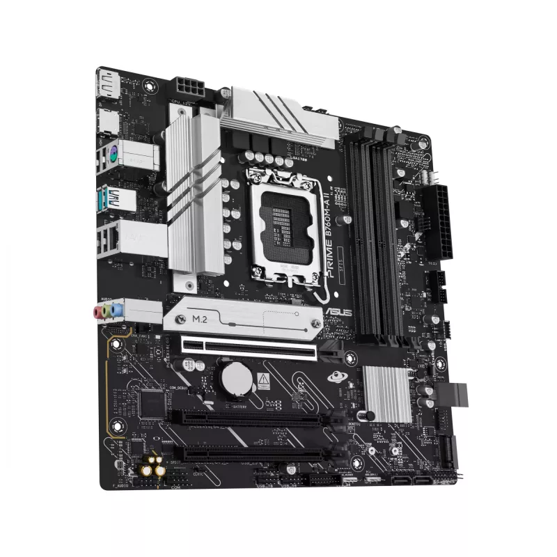 Emaplaat ASUS PRIME B760M-A II-CSM — Intel B760, LGA1700, microATX, DDR5, kuni 256GB, M.2/PCIe 4.0/SATA III, 2.5Gb Ethernet