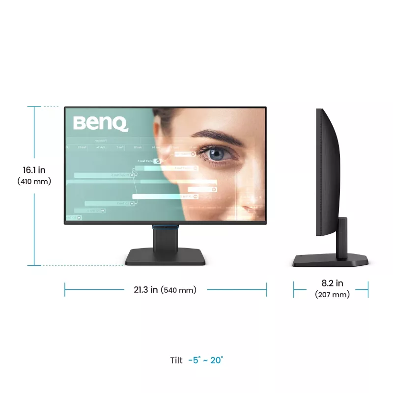 Arvutimonitor BenQ GW2490C 23.8 tolli (60.5 cm) Full HD 1920×1080 5 ms 178° VESA Must kõlaritega