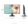 Monitor BenQ 27-tolline 1080p FHD silmadehooldusega — 27 tolli (68,6 cm), 1920×1080, 5 ms, IPS/LCD, matt, 16:9, 178°/178°, sisseehitatud kõlarid, VESA, must
