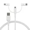 dbramante1928 re-charge - 3in1 kaabel–USB A to USB-A,C & Lightn-W