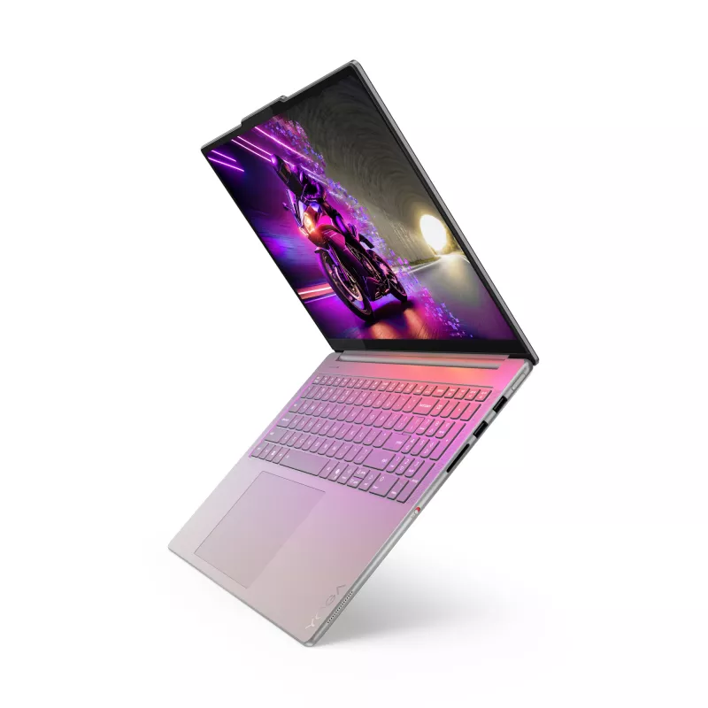 Lenovo Yoga Pro 9 16IAH10 Intel Core Ultra 9 285H sülearvuti 40,6 cm (16 tolli) puutetundlik 3.2K 32 GB LPDDR5x-SDRAM 1 TB SSD NVIDIA GeForce RTX 5060 Wi-Fi 7 (802.11be) Windows 11 Pro saksa hall