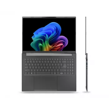 Sülearvuti Acer Aspire 16 AI A16-61M-R473 — 16-tolline WUXGA+ ekraan, AMD Ryzen AI 5 330 3,4 GHz, 16 GB LPDDR5x, 512 GB SSD, Windows 11 Home, Hall