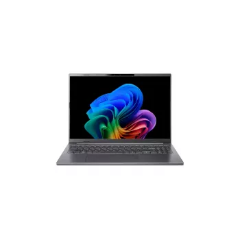 Sülearvuti Acer Aspire 16 AI A16-61M-R473 — 16-tolline WUXGA+ ekraan, AMD Ryzen AI 5 330 3,4 GHz, 16 GB LPDDR5x, 512 GB SSD, Windows 11 Home, Hall