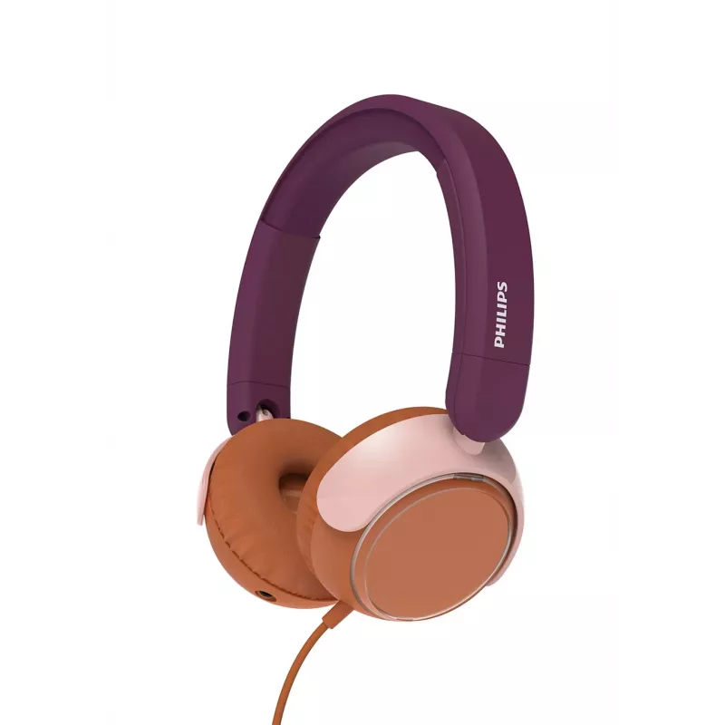 Philips 2000 series TAK2000MP/00 kõrvaklapid/peakomplekt Juhtmega Peapael Kõned/muusika USB USB-C Oranž, Lilla, Roosa