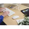 Klaviatuuri ja hiire komplekt TRUST Lyra Mini Wireless QWERTZ (RF + Bluetooth) valge, saksa paigutusega