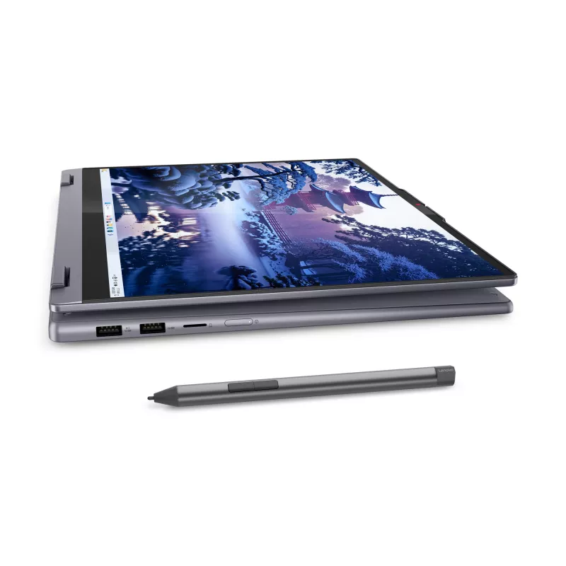 Lenovo IdeaPad 5 2-in-1 16IAL10 Intel Core Ultra 5 225U hübriid (2-ühes) 40,6 cm (16-tolline) puuteekraan WUXGA 16 GB LPDDR5x-SDRAM 1 TB SSD Wi-Fi 7 (802.11be) Windows 11 Home saksa hall