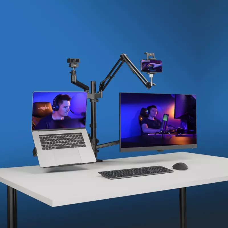 Hama 00004663 monitori alus 81.3 cm (32 tolli) Laud Must