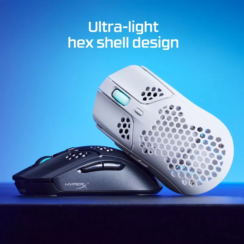 HyperX Pulsefire Haste — juhtmevaba mängurihiir (valge)