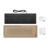 Juhtmega täissuuruses USB-klaviatuur Lenovo 4Y41R64642 — taani paigutus, 105 klahvi, must