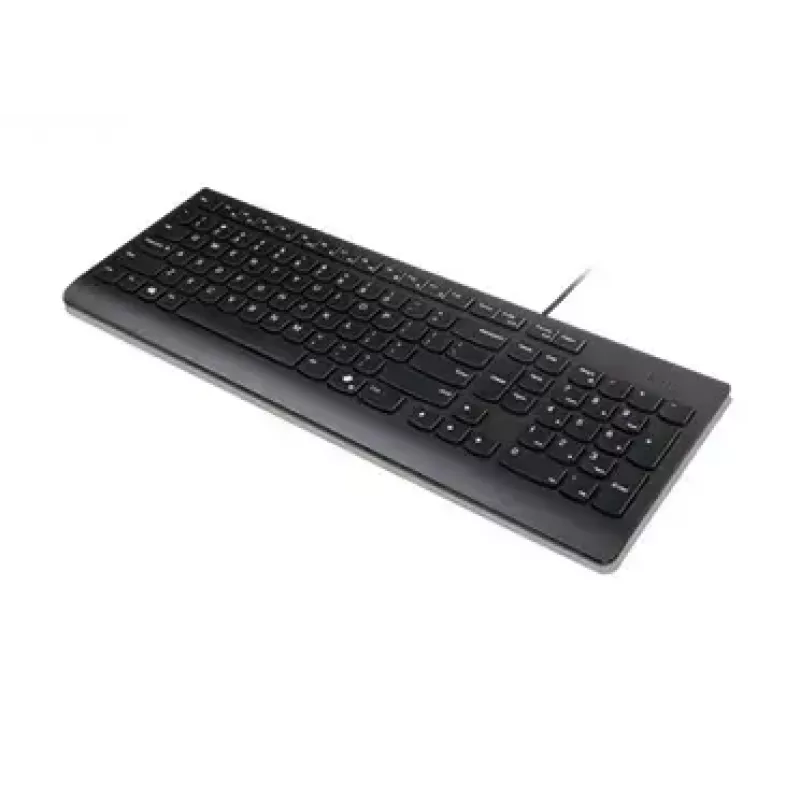 Juhtmega täissuuruses USB-klaviatuur Lenovo 4Y41R64642 — taani paigutus, 105 klahvi, must