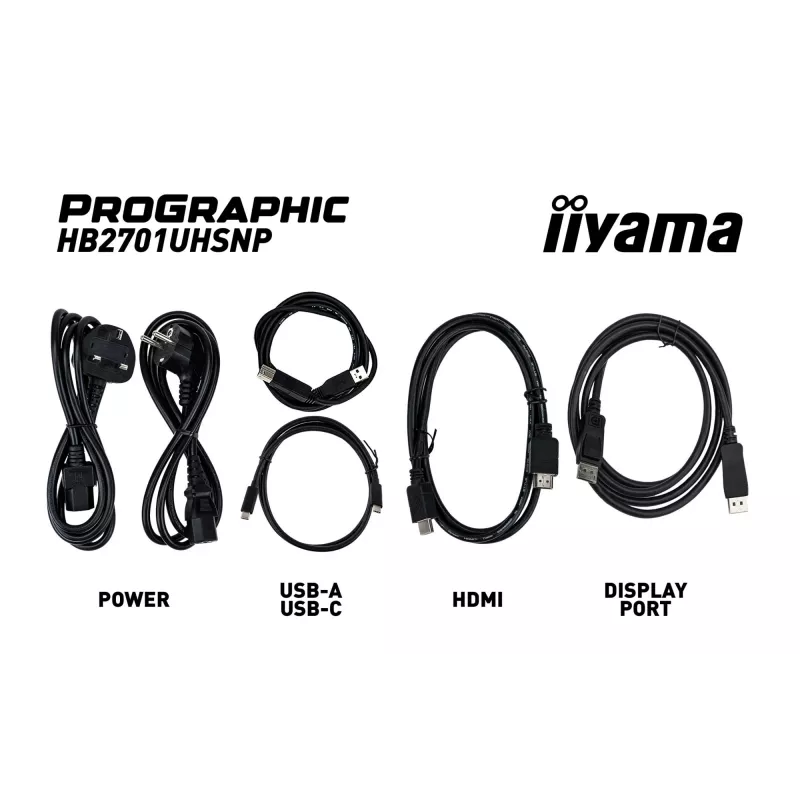 iiyama PROGRAPHIC HB2701UHSNP-B1 arvutimonitor 68,6 cm (27 tolli) 3840 x 2160 pikslit 4K Ultra HD LCD must