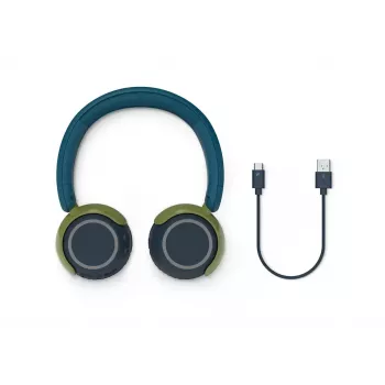 Philips 4000 seeria TAK4200CT/00 kõrvaklapid/peakomplekt Juhtmeta Peapael Kõned/Muusika Bluetooth Sinine, Roheline