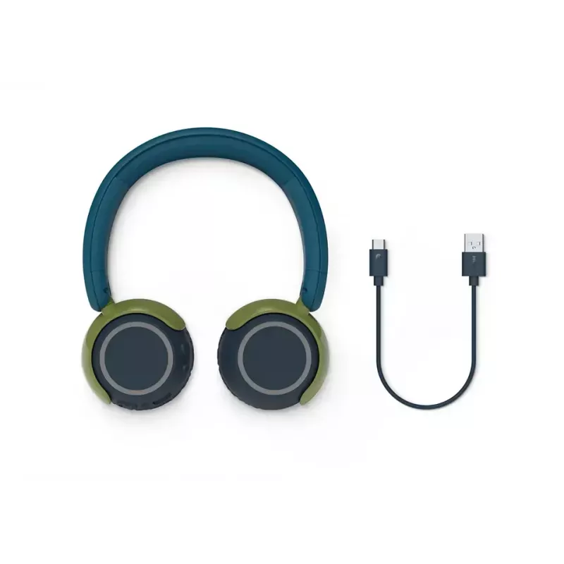 Philips 4000 seeria TAK4200CT/00 kõrvaklapid/peakomplekt Juhtmeta Peapael Kõned/Muusika Bluetooth Sinine, Roheline