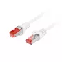 LANBERG Cat6 S/FTP (S-STP) võrgukaabel, RJ‑45–RJ‑45, 2 m, valge