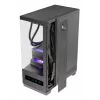 PC-korpus TACENS MARS MC-PULSAR LCD ATX Midi Tower, karastatud klaas, eesmine LCD, USB-C, toetab GPU-d 33,2 cm