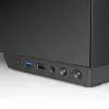 PC-korpus TACENS MARS MC-PULSAR LCD ATX Midi Tower, karastatud klaas, eesmine LCD, USB-C, toetab GPU-d 33,2 cm