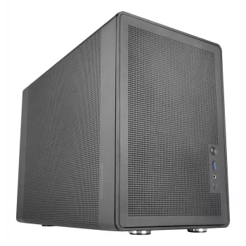 PC Mini Torni korpus TACENS Mars Gaming MC-XPRO — Mini-ITX/Micro-ATX, SFX toiteploki tugi, võrk, must, 120 mm ventilaatorid