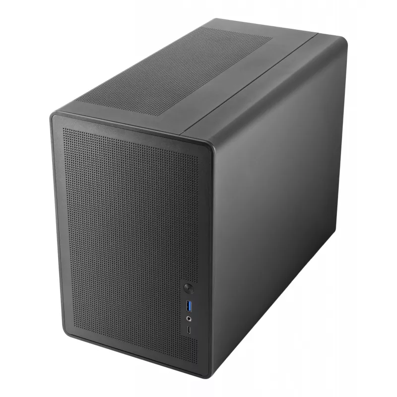 PC Mini Torni korpus TACENS Mars Gaming MC-XPRO — Mini-ITX/Micro-ATX, SFX toiteploki tugi, võrk, must, 120 mm ventilaatorid