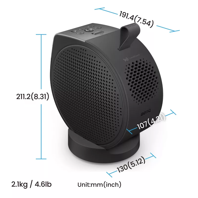 BenQ GV50p standard-viskega DLP-laserprojektor 1080p 500 ANSI lm, 16:9, 2,1 kg, 20 000 h