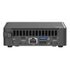 Mini-PC barebone ASUS NUC 15 Pro õhuke Kit RNUC15CRKI300000 — Core 3 100U kuni 4,7 GHz, RAM puudub, Intel Graphics, Wi‑Fi 6/7, Bluetooth 5.4, 1 Gb + 2,5 Gb Ethernet, must