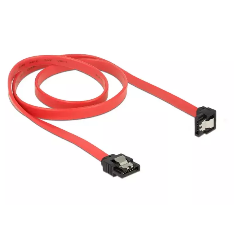 SATA-kaabel DeLOCK 83980 0,7 m must punane