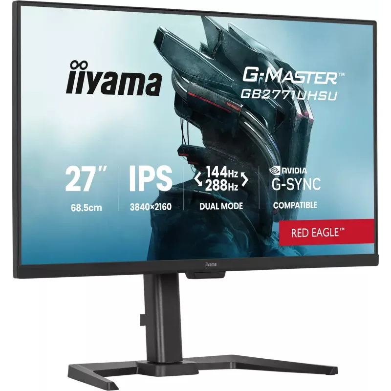 iiyama G-MASTER GB2771UHSU-B1 arvutimonitor 68.6 cm (27 tolli) 3840 x 2160 pikslit 4K Ultra HD LED must