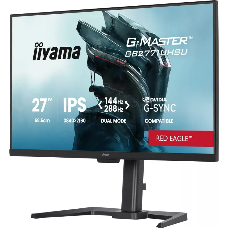 iiyama G-MASTER GB2771UHSU-B1 arvutimonitor 68.6 cm (27 tolli) 3840 x 2160 pikslit 4K Ultra HD LED must