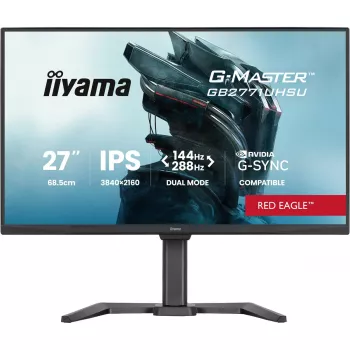 iiyama G-MASTER GB2771UHSU-B1 arvutimonitor 68.6 cm (27 tolli) 3840 x 2160 pikslit 4K Ultra HD LED must