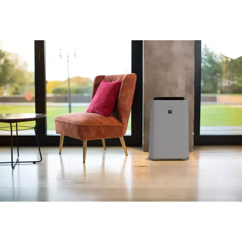 Sharp UA-HD50E-L õhupuhasti — 38 m² katvus, 306 m³/h, 55 dB, 54 W, Hall, 7,9 kg