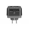 APC PME1WU2B-GR liigpingekaitse Must, Hall 1 vahelduvvoolupesa 230 V