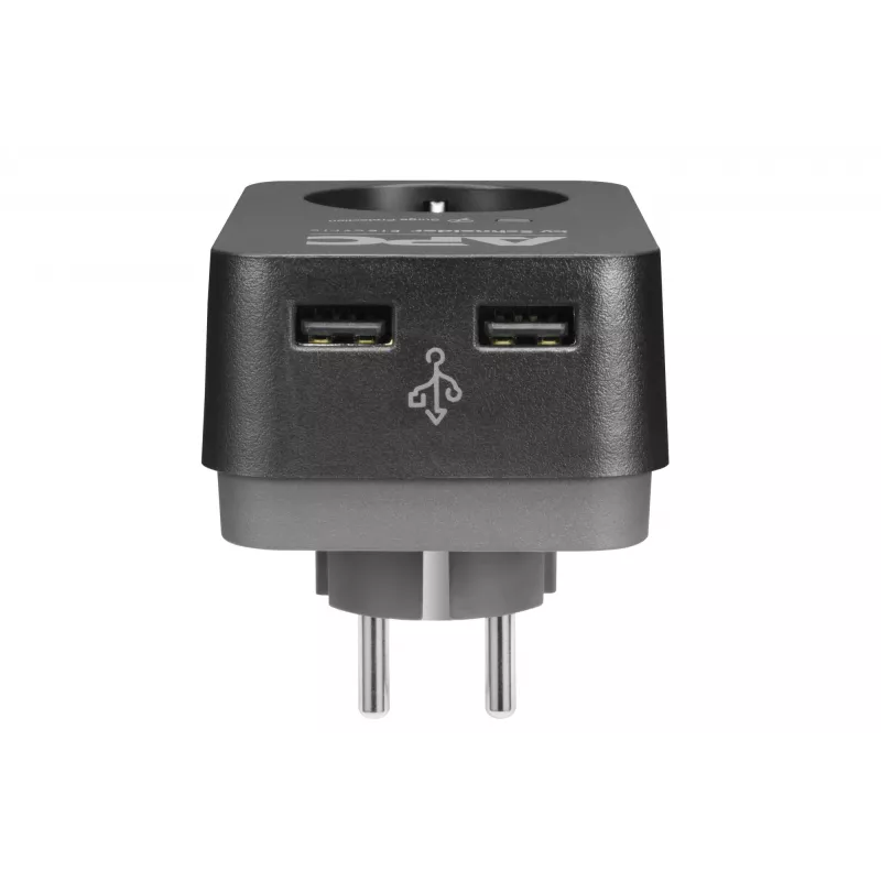 APC PME1WU2B-GR liigpingekaitse Must, Hall 1 vahelduvvoolupesa 230 V