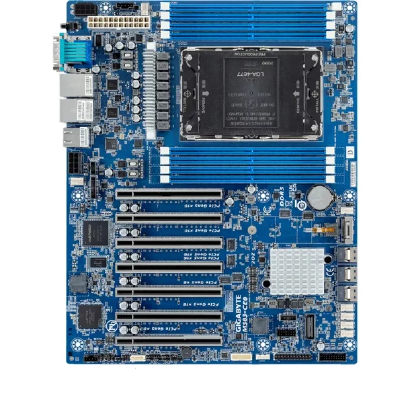 GIGABYTE MS03-CE0 emaplaat Intel C741 LGA 4677 (pesa E) ATX