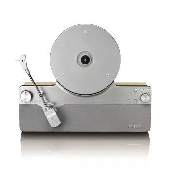 Rihmveoga audiopöördlauad Lenco LSA-071SI, täisautomaatne, hall, Bluetooth, 3,5 mm, 10 W