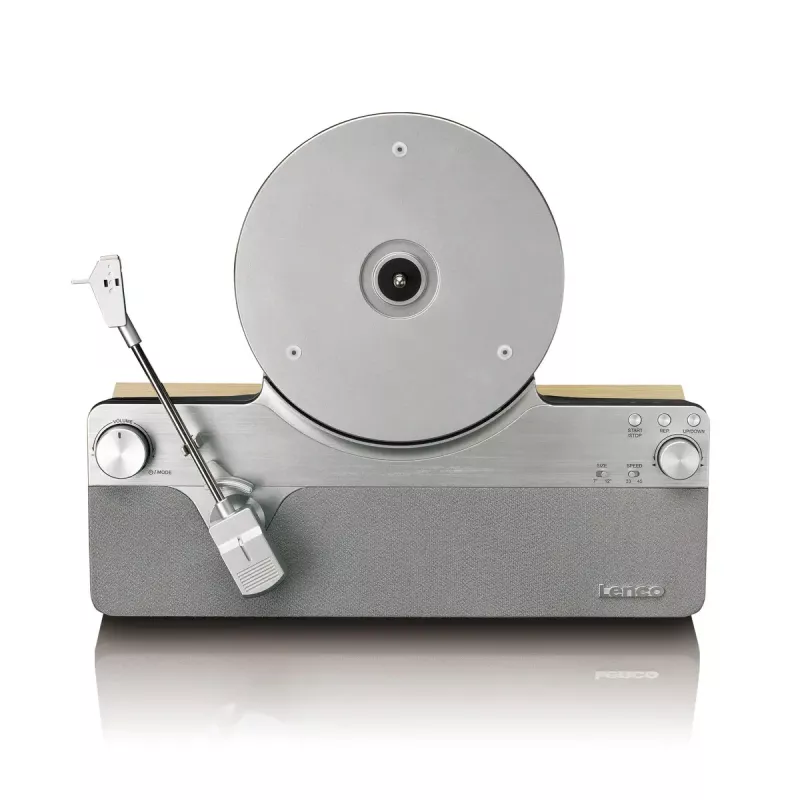 Rihmveoga audiopöördlauad Lenco LSA-071SI, täisautomaatne, hall, Bluetooth, 3,5 mm, 10 W