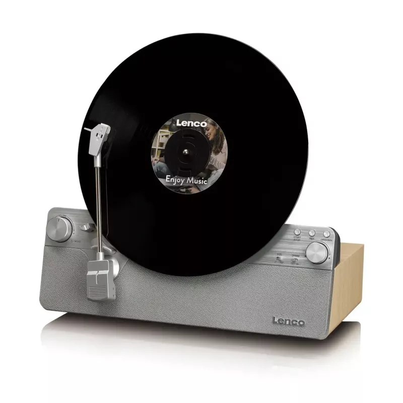 Rihmveoga audiopöördlauad Lenco LSA-071SI, täisautomaatne, hall, Bluetooth, 3,5 mm, 10 W