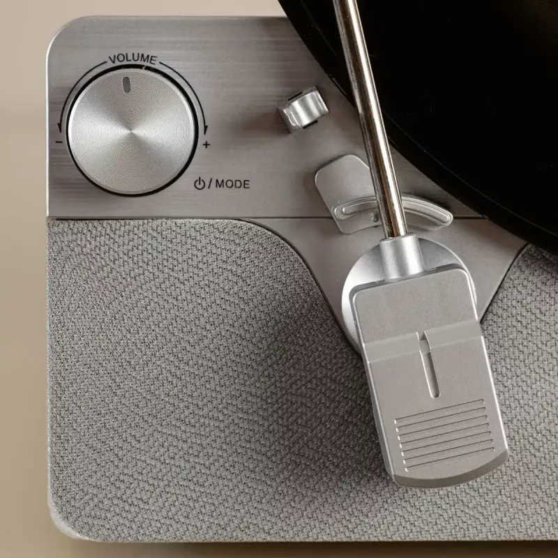 Rihmveoga audiopöördlauad Lenco LSA-071SI, täisautomaatne, hall, Bluetooth, 3,5 mm, 10 W