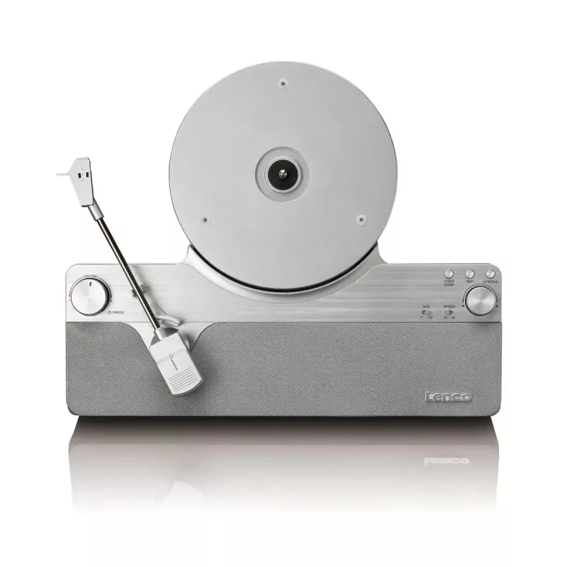 Rihmveoga audiopöördlauad Lenco LSA-071SI, täisautomaatne, hall, Bluetooth, 3,5 mm, 10 W