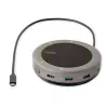 StarTech.com USB-C kõlaritefoni dokkimisjaam, mini kaasaskantav konverentsikõlar ja helidokk, USB-C VGA/4K HDMI-le, 2x USB-A jaotur, mikrofon/kõlar, Teams/Zoom/tarkvaratelefoni kõlaritefon