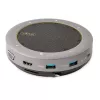 StarTech.com USB-C kõlaritefoni dokkimisjaam, mini kaasaskantav konverentsikõlar ja helidokk, USB-C VGA/4K HDMI-le, 2x USB-A jaotur, mikrofon/kõlar, Teams/Zoom/tarkvaratelefoni kõlaritefon