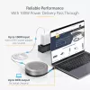 StarTech.com USB-C kõlaritefoni dokkimisjaam, mini kaasaskantav konverentsikõlar ja helidokk, USB-C VGA/4K HDMI-le, 2x USB-A jaotur, mikrofon/kõlar, Teams/Zoom/tarkvaratelefoni kõlaritefon