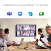 StarTech.com USB-C kõlaritefoni dokkimisjaam, mini kaasaskantav konverentsikõlar ja helidokk, USB-C VGA/4K HDMI-le, 2x USB-A jaotur, mikrofon/kõlar, Teams/Zoom/tarkvaratelefoni kõlaritefon