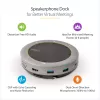 StarTech.com USB-C kõlaritefoni dokkimisjaam, mini kaasaskantav konverentsikõlar ja helidokk, USB-C VGA/4K HDMI-le, 2x USB-A jaotur, mikrofon/kõlar, Teams/Zoom/tarkvaratelefoni kõlaritefon