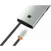 Techly IUSB32C-HUB6HPDI liidese jaotur USB 3.2 Gen 1 (3.1 Gen 1) USB-C 5000 Mbit/s Alumiinium