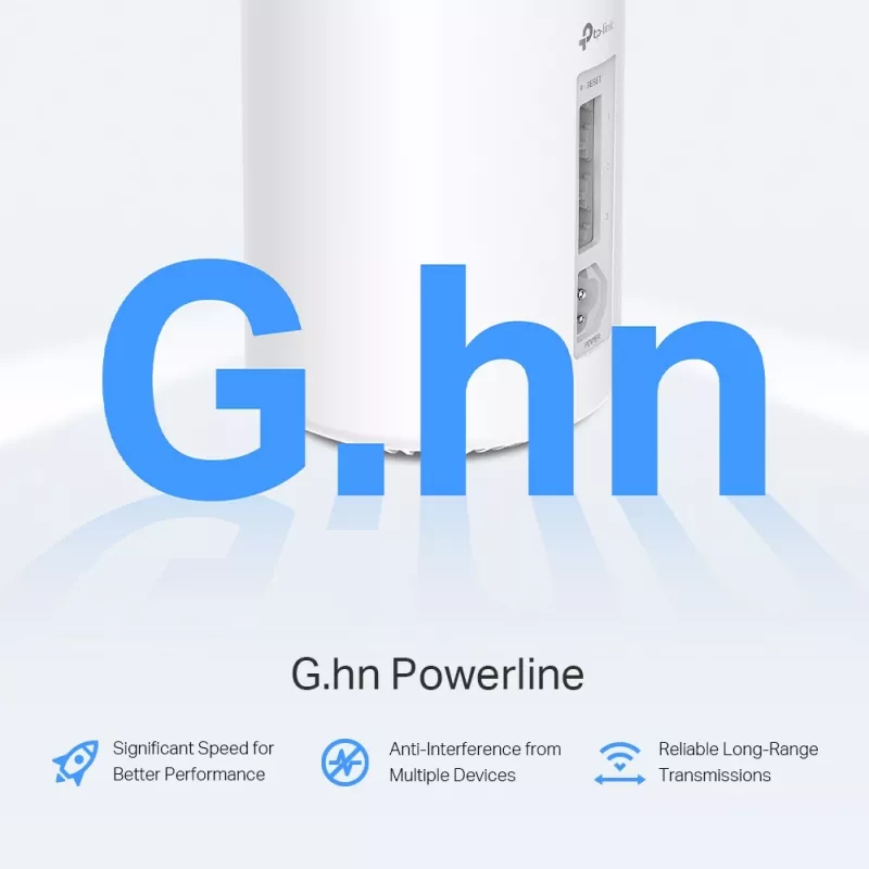 TP-Link AX3000 + G1500 kogu kodu Powerline Mesh Wi-Fi 6 süsteem