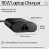 HP 110W USB-C sülearvuti laadija, sülearvuti, siseruumides, 43 - 63 Hz, 110 W, 5V/9V/12V/15V/20V, 1,6 A