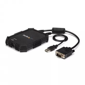 StarTech.com sülearvutist-serverile KVM-konsool töökindla korpusega