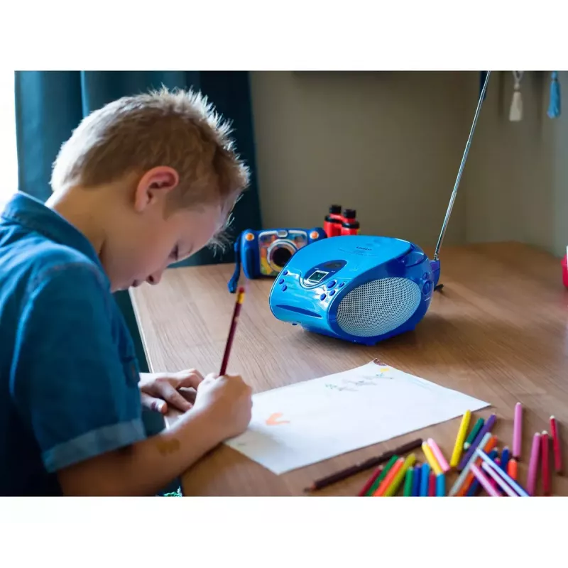 Kaasaskantav raadio Lenco SCD-24BU Kids FM 4W 60dB