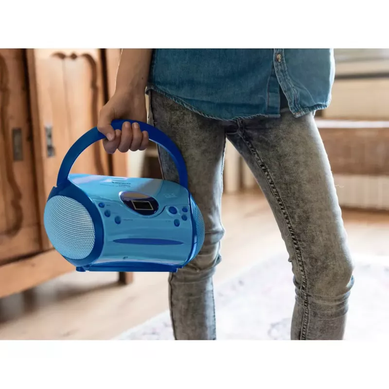 Kaasaskantav raadio Lenco SCD-24BU Kids FM 4W 60dB
