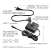 HP USB-C reisitoiteadapter 65 W – kompaktne siseruumide laadija must, 74×74×28,5 mm